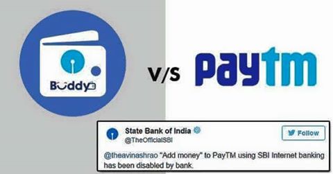 SBI Disabled Add Money Paytm Other Online Wallets