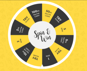 Spin And Win Cash Paytm