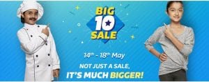 flipkart big 10 sale