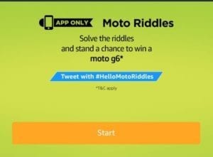 Amazon moto Quiz