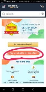 Amazon Freedom Sale