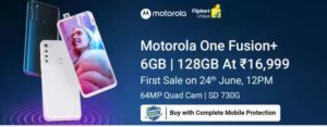 motorola one fusion+