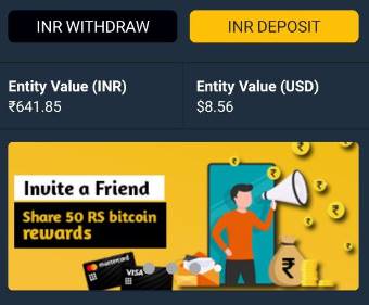 bitcoin india referral code